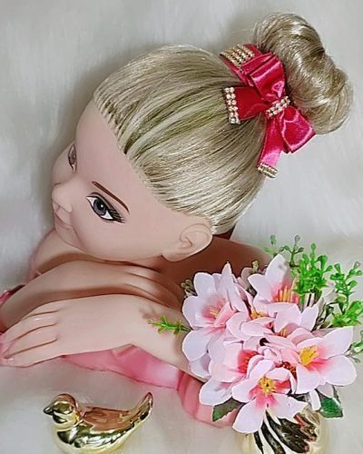 Porta Coque Belli Pink Laço Strass