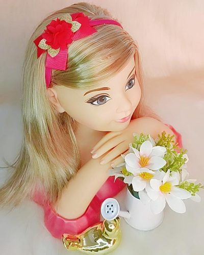 Faixa Belli Florzinha Pink