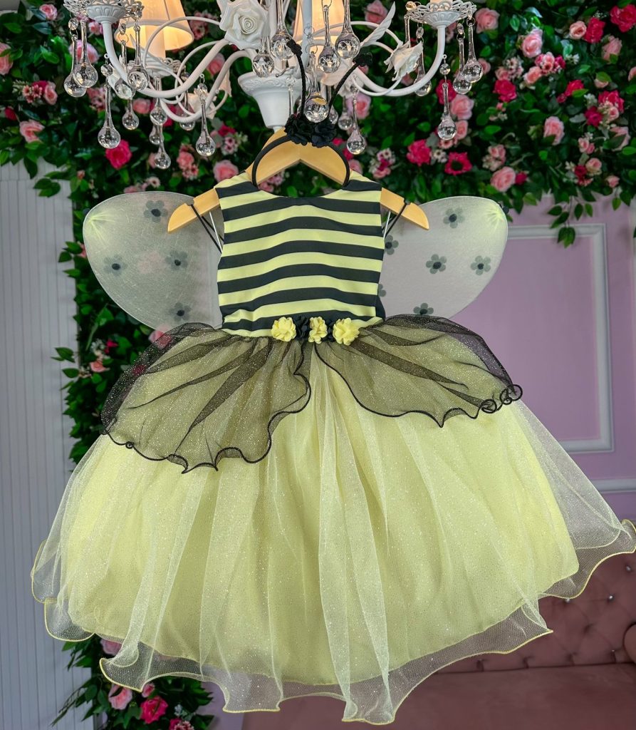 Vestido Tematico Luxinho Abelha – Abelhinha