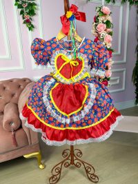 Vestido Junino Modelo 4 Estampa 2