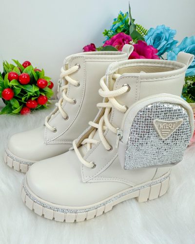 Bota/Coturno Nilqi Malu Bolsinha Cano Baixo Off