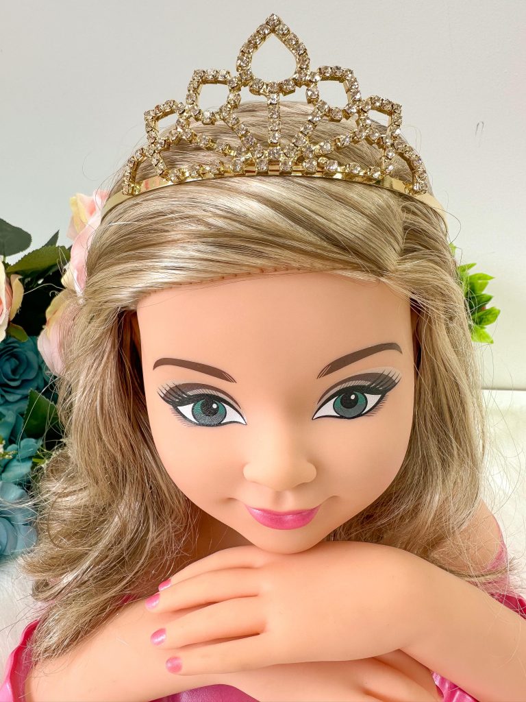 Coroa Belli Strass Dourada Elisa/Eliza