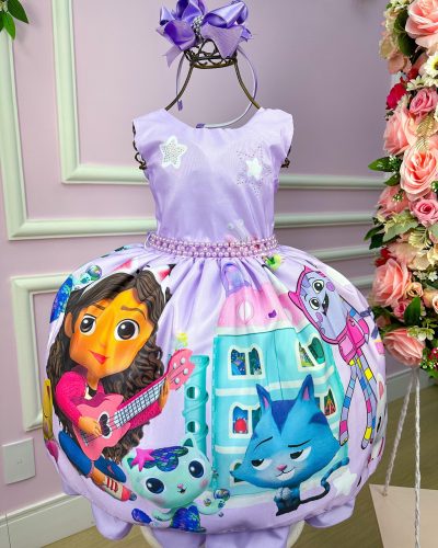 Vestido Tematicos da Miss Casa Magica da Gabby