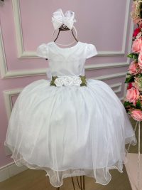 Vestido Juvenil Vila Lele Luiza Branco