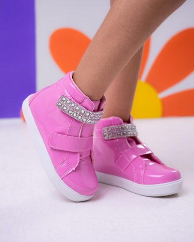 Tenis Bota D Milan Rosa Chiclete