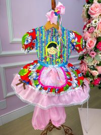 Vestido Junino Boneca Larissa