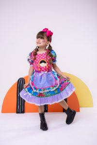 Vestido Junino Boneca Luiza