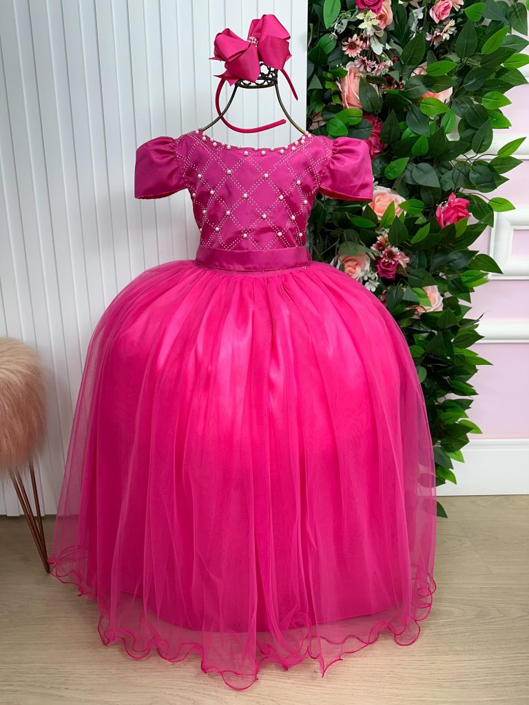 Vestido Enjoy Longo Gabriela Pink