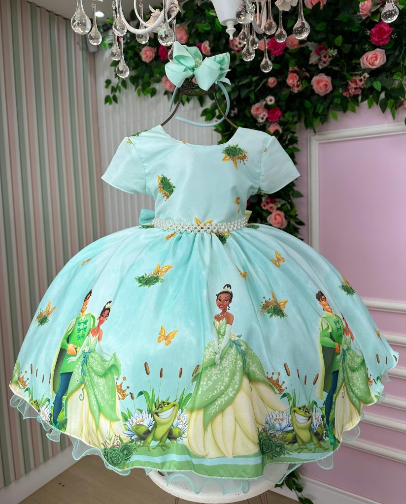 Vestido Tematicos da Gigi A Princesa e o Sapo – Tiana