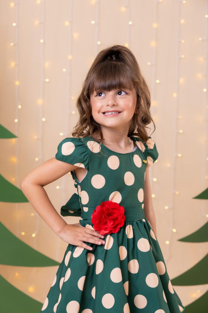 Vestido Banana Club Helen Verde Bolinhas