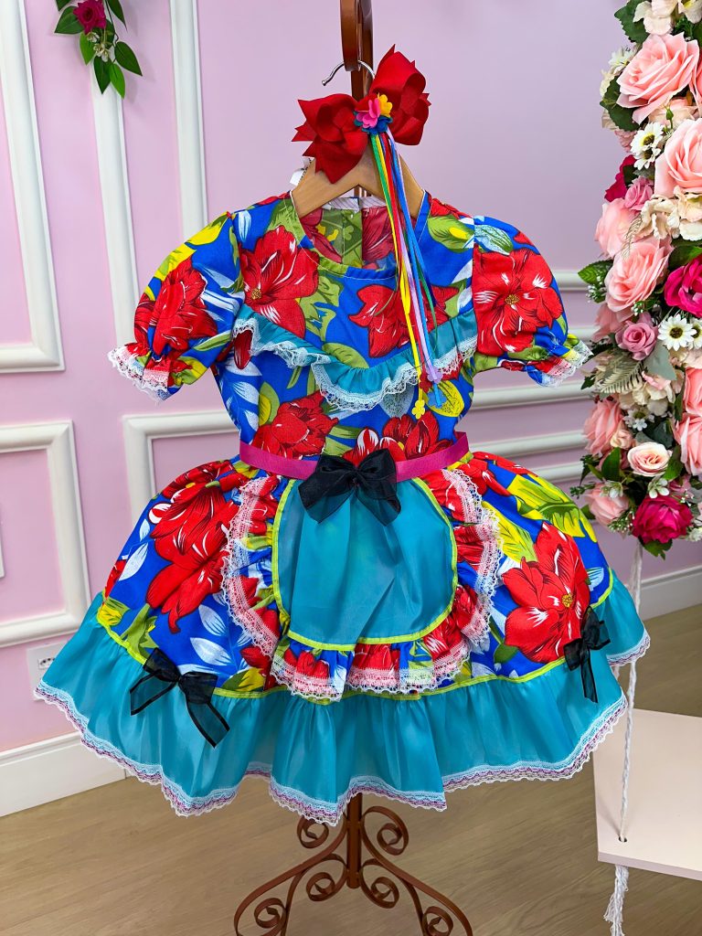 Vestido Junino Sem Short Sueli