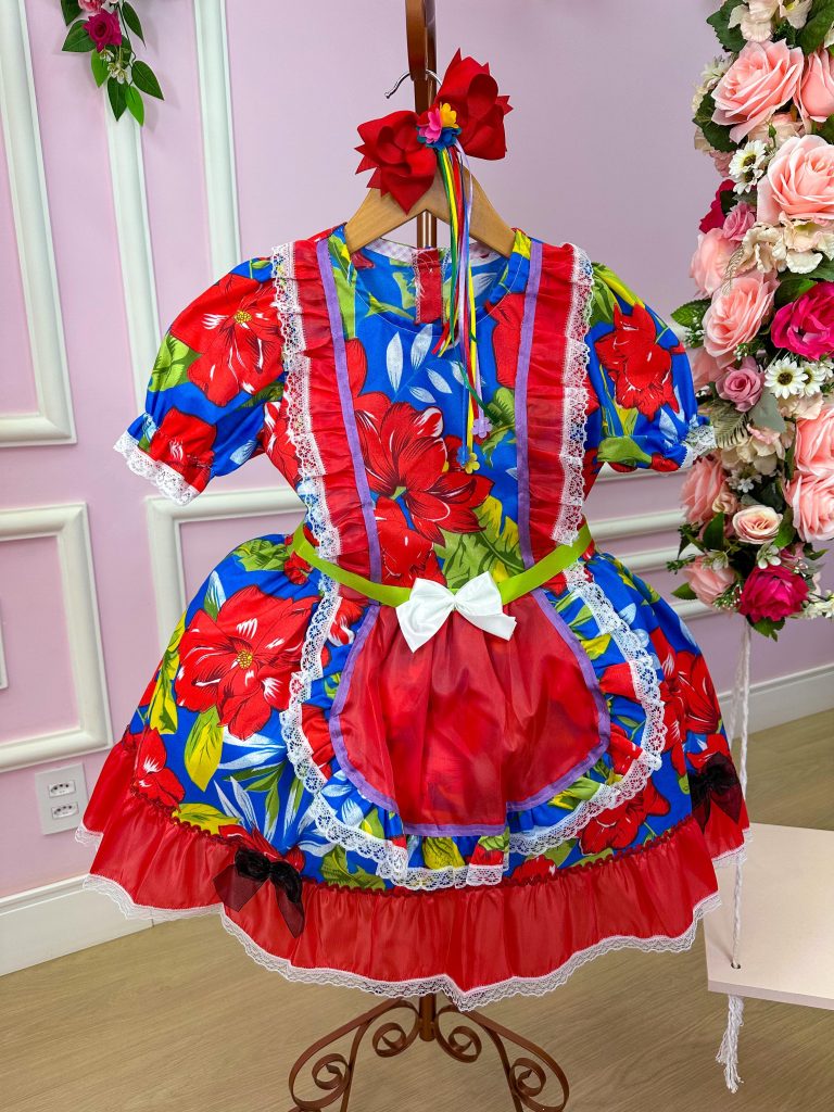 Vestido Junino Sem Short Marilda