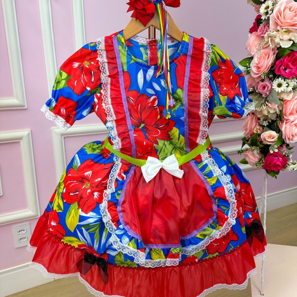 Vestido Junino Sem Short Marilda