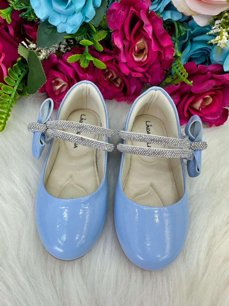 Sapatilha Flor Di MIla Maya Azul Bebe