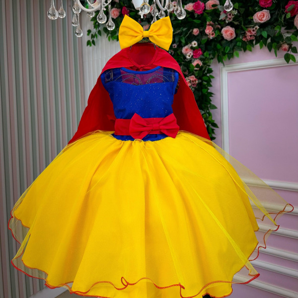 Fantasia Princesa Belli Branca de Neve Modelo 2