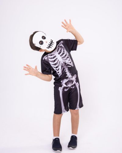 Fantasia Halloween Menino Esqueleto