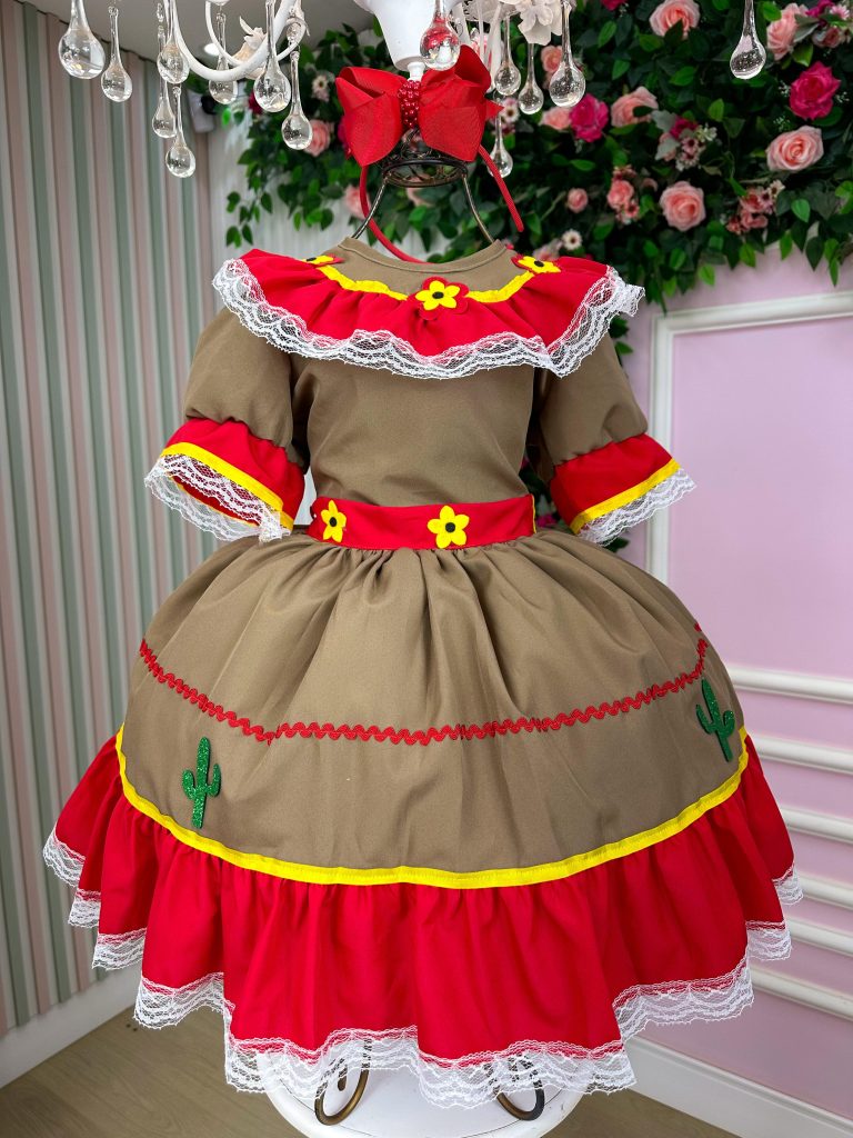 Fantasia Junino Princesa Belli Cangaceira/Maria Bonita