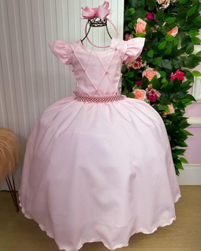 Vestido Ysa Kids Ariane Longo Rosa Bebe
