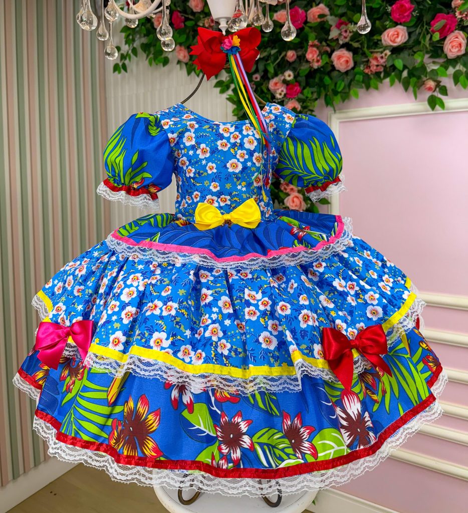 Vestido Junino Mimadine Luxo Lorena