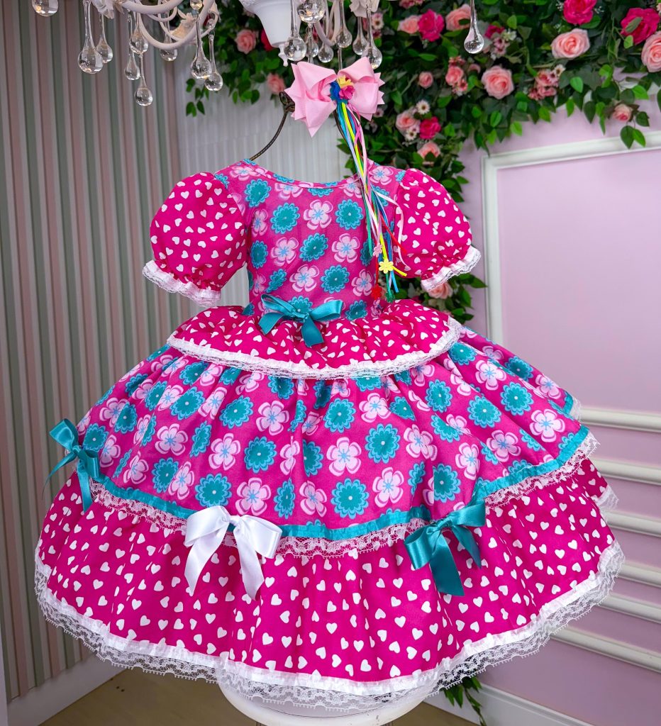 Vestido Junino Mimadine Luxo Fernanda