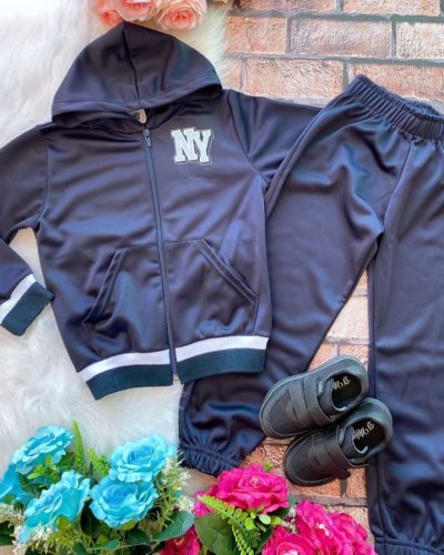 Conjunto Masculino By Gus Infantil NY Azul