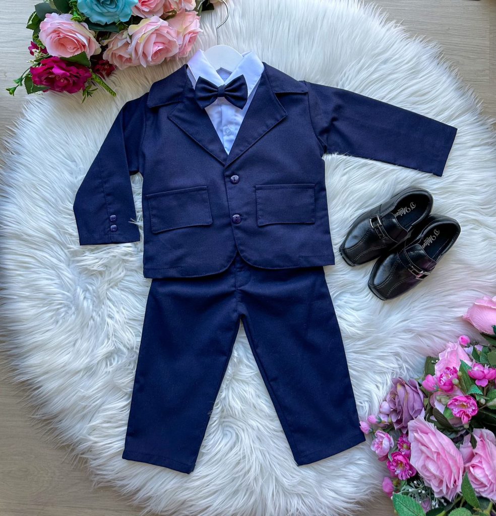 Conjunto Miss Cherry Social Terno – Blaizer Azul Marinho