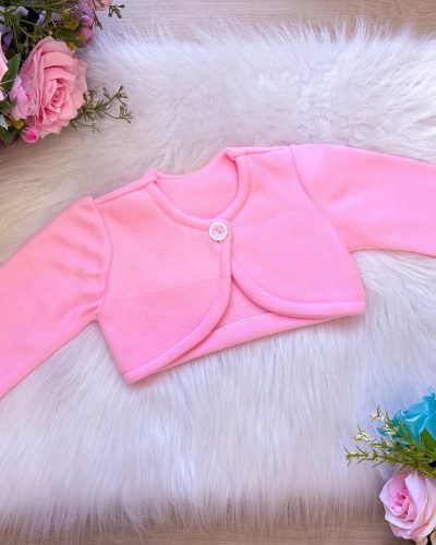 Casaco Bolero Soft Sofia Rosa