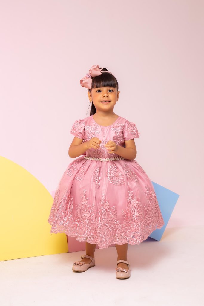 Vestido Marie Jardim Encantado Realeza Rose