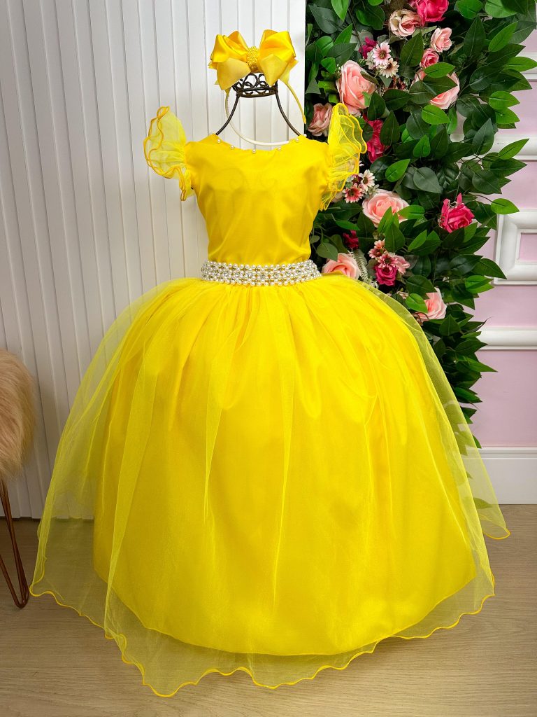 Vestido Marie Longo Amanda Amarelo