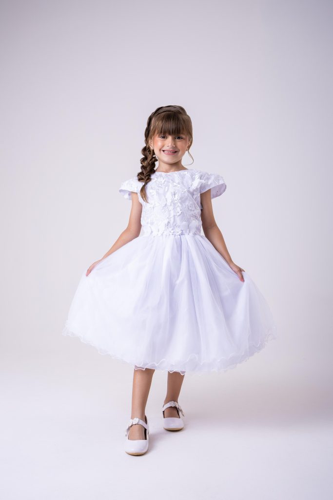 Vestido Marie Jardim Encantado Branco