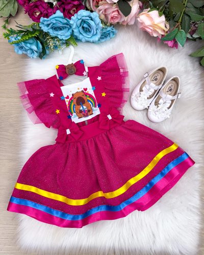 Romper/Vestido Princesa Belli Tematico Capivara