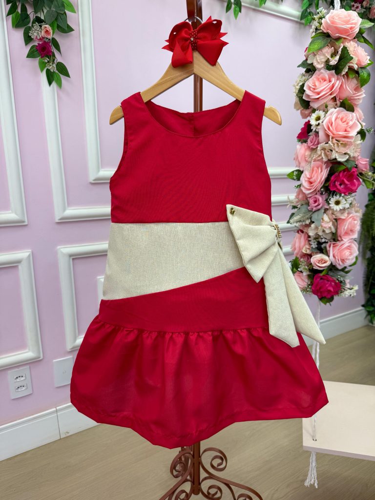 Vestido Blogueirinha Rafa Vermelho – Natal