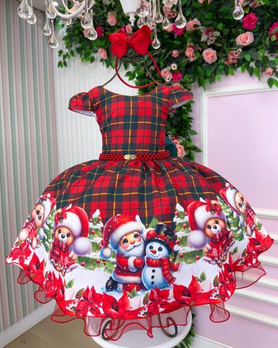 Vestido Banana Club Ursinho Natalino – Natal