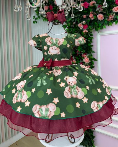 Vestido Banana Club Encanto de Natal Verde