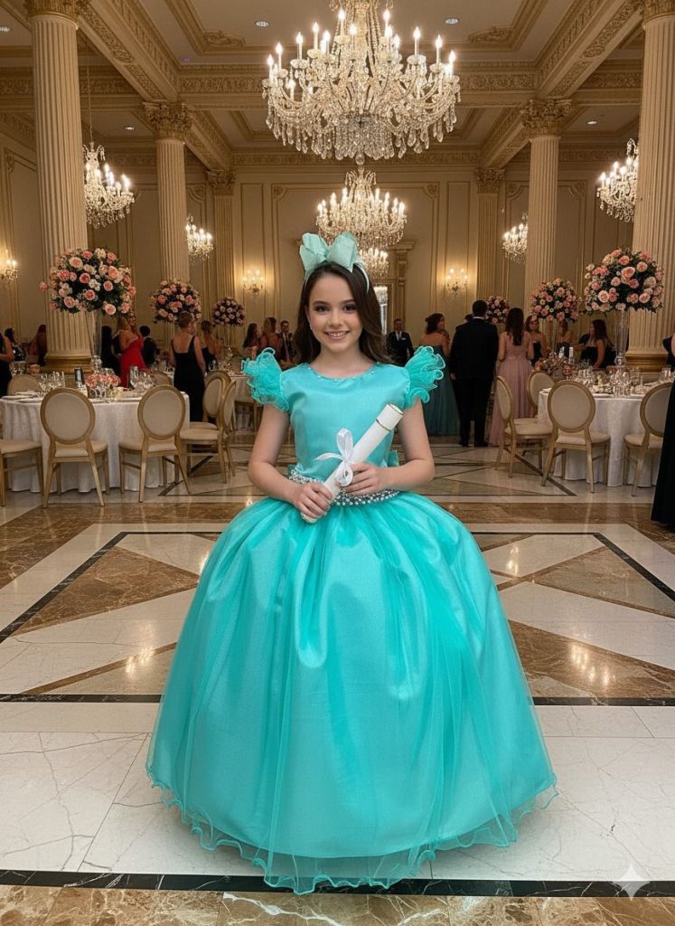 Vestido Marie Longo Amanda Verde Tiffany