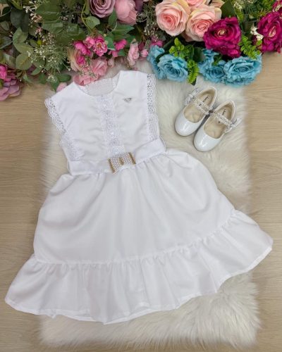 Vestido Blogueirinha Valeria Branco
