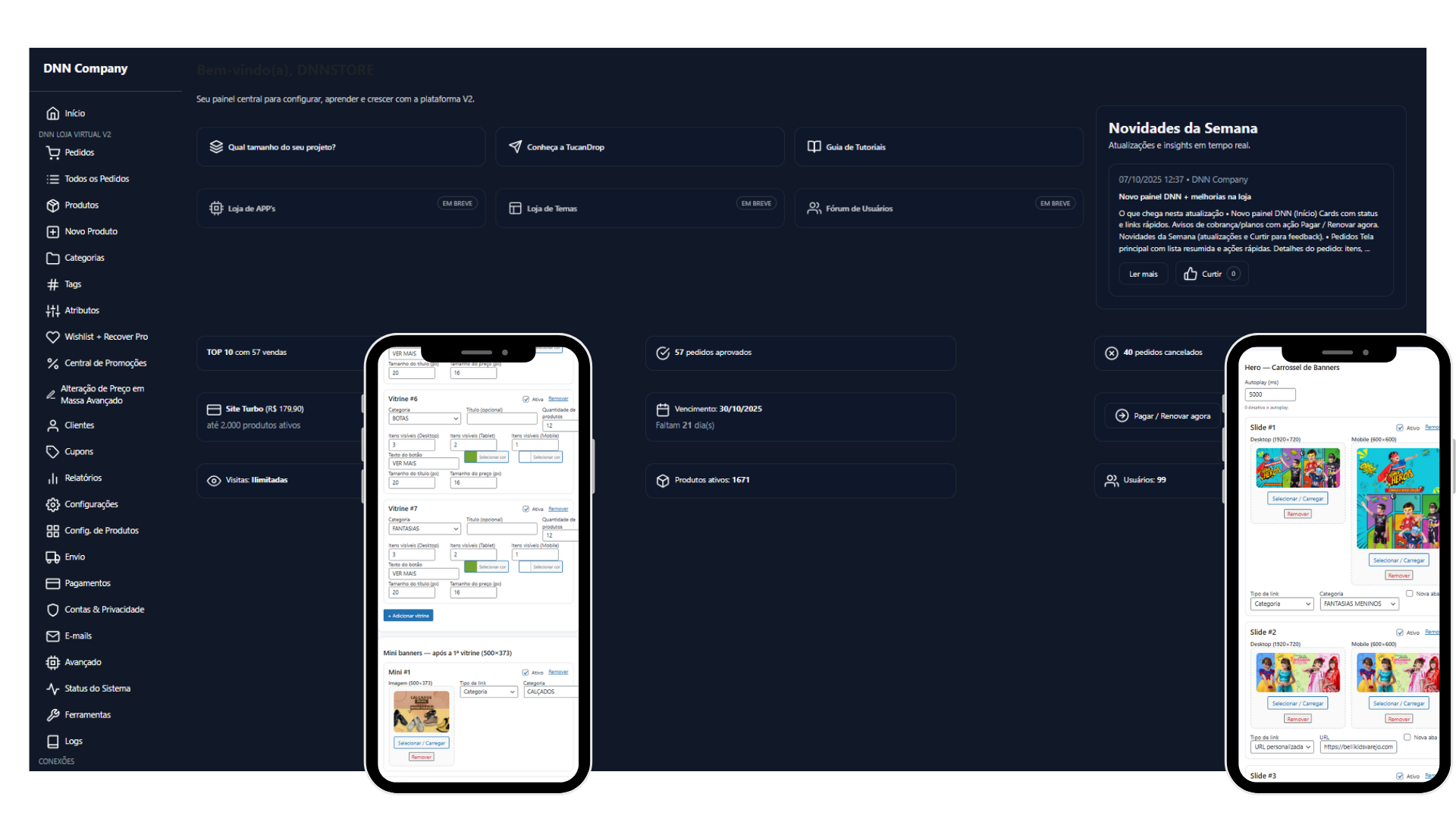 Painel Administrativo DNN V2
