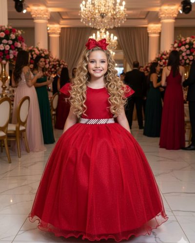 Vestido Marie Longo Heloisa Vermelho