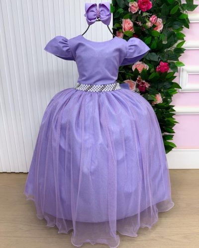 Vestido Marie Longo Heloisa Lilas