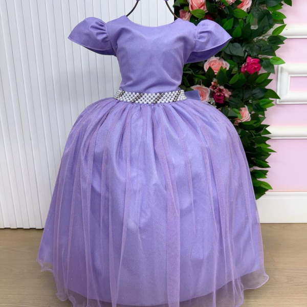 Vestido Marie Longo Heloisa Lilas