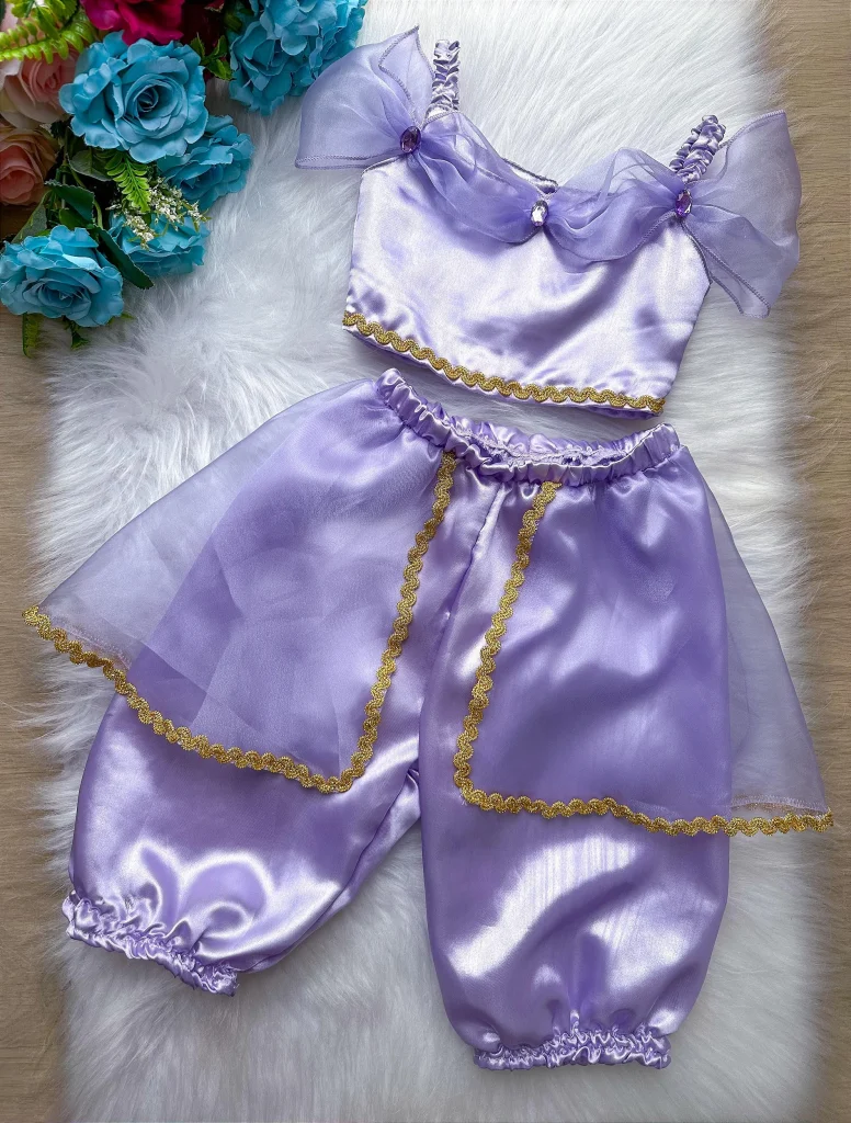 Fantasia Princesa Belli Princesa Jasmine Lilas