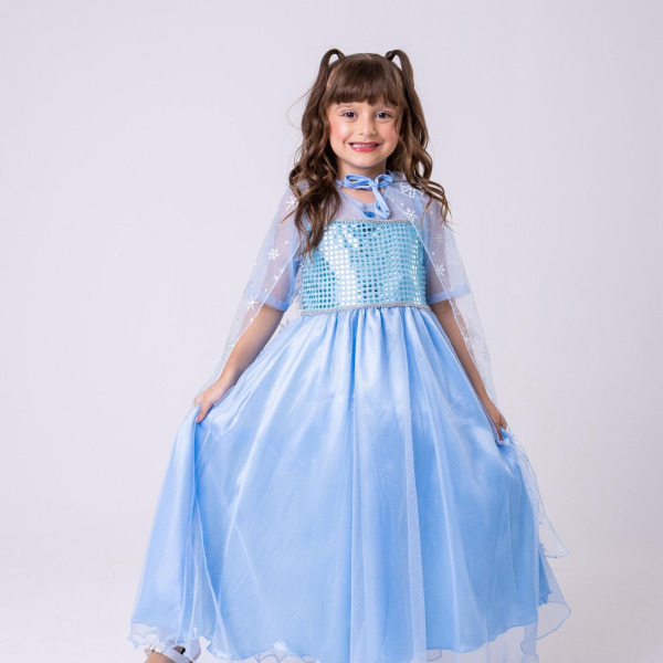 Fantasia Princesa Belli Elsa Frozen Longa