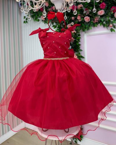 Vestido Marie Mariely Vermelho