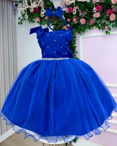 Vestido Marie Mariely Azul Royal