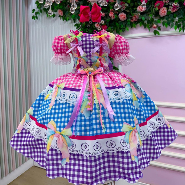 Vestido Marie Junino Laço da Alegria
