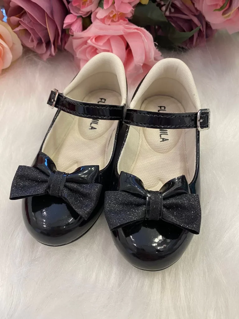 Sapatilha Flor Di Mila Julia Preto