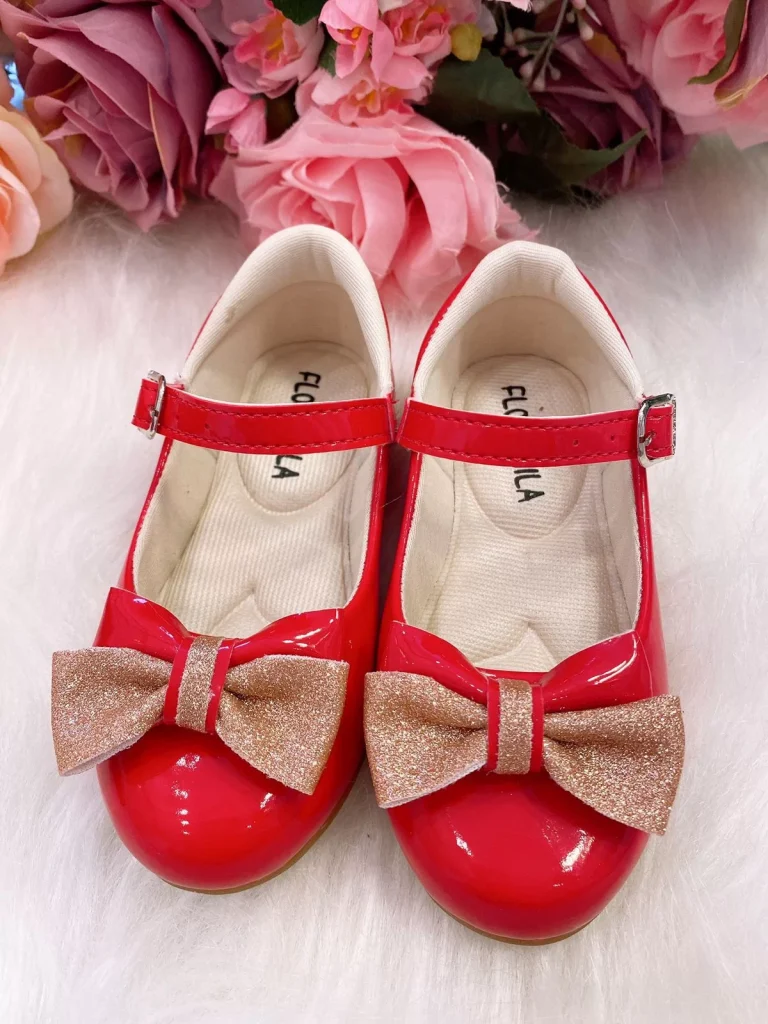 Sapatilha Flor Di Mila Julia Vermelha