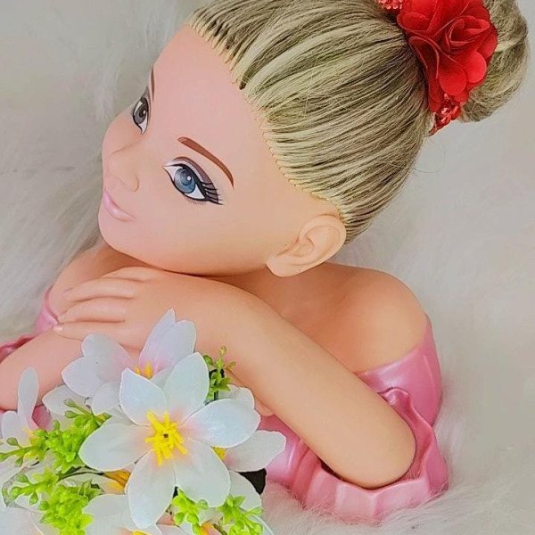 Porta Coque Belli Flor Perolas Vermelho