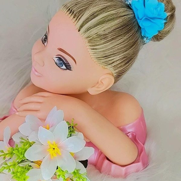 Porta Coque Belli Flor Perolas Verde Tiffany