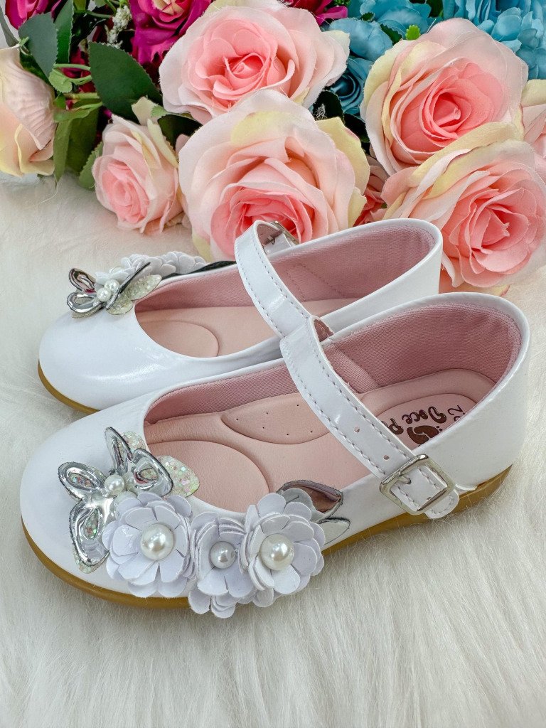 Sapatilha Doce Pe Juju Jardim Encantado Branco
